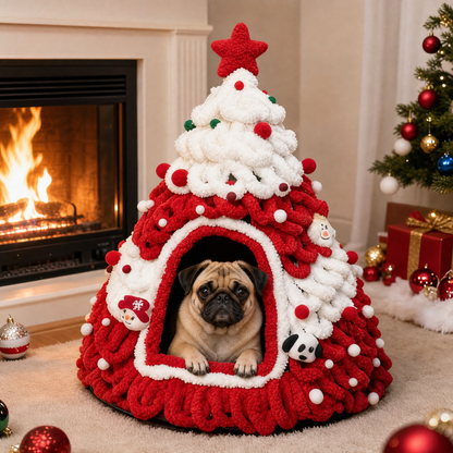 Sleigh Paws Dog Bed