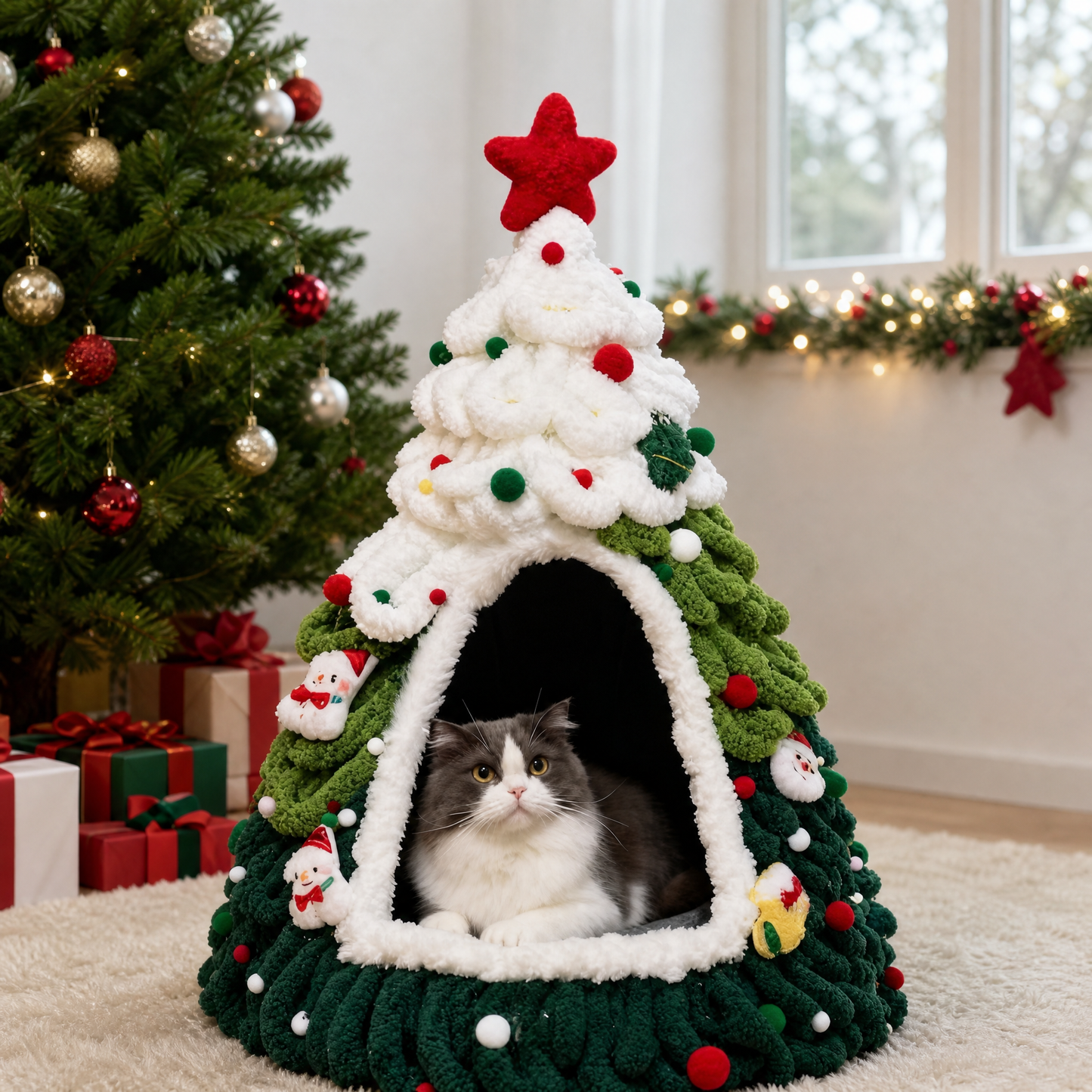 Sleigh Paws Dog Bed